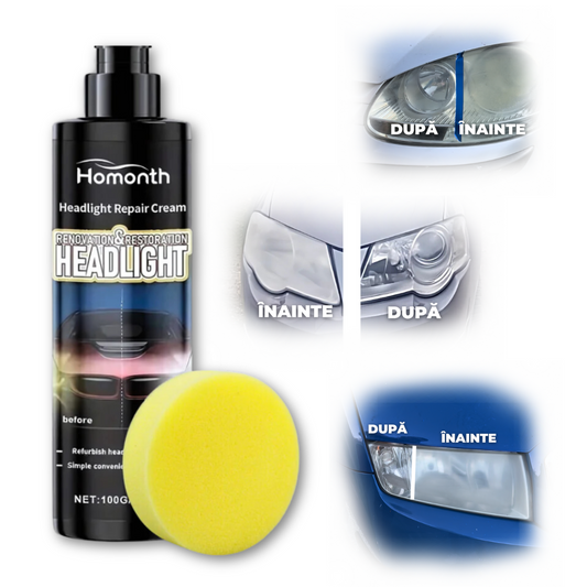 Kit Restaurare și Protecție Faruri Mătuite sau Îngălbenite