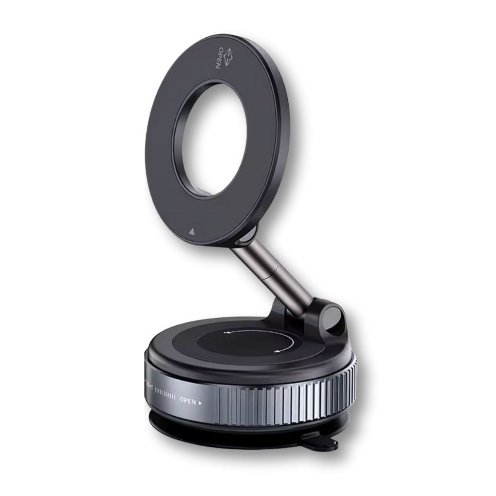 MaxGrip - Suport de telefon Magnetic cu Fixare prin Absorbție