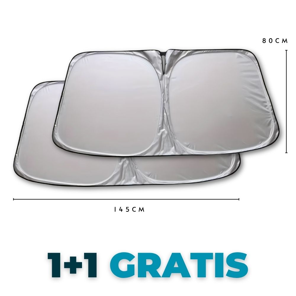 Parasolar pentru parbriz 1+1 GRATIS